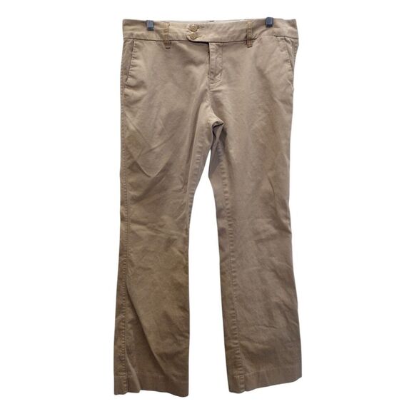 American Eagle Outfitters Tan Mid Rise Straight Leg pants - Picture 1 of 7
